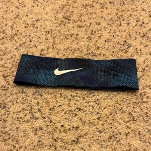 Nike Dark Blue and Black Headband